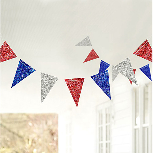 

Party Balloons 1 pcs Independence Day Labor Day Happy 4th of July Banner All Hand-made for Party Favors Supplies or Home Decoration / Kids