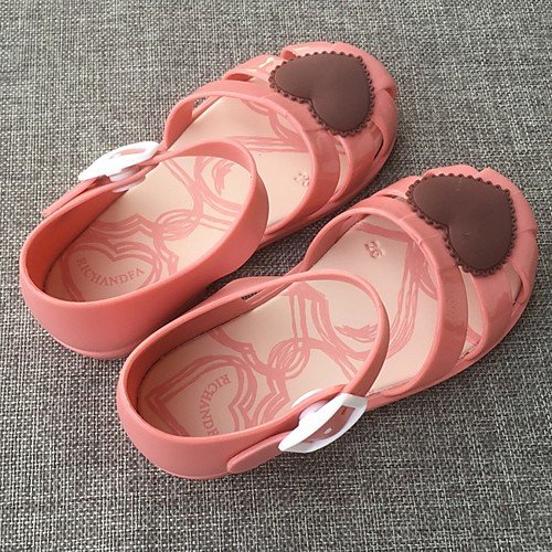

Girls' Comfort PVC Sandals Little Kids(4-7ys) Almond / Black / Red Summer