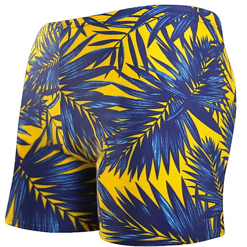 

Men's Blue Beach board shorts Swimwear Swimsuit - 3D Tropical Print Quick Dry L XL XXL Blue