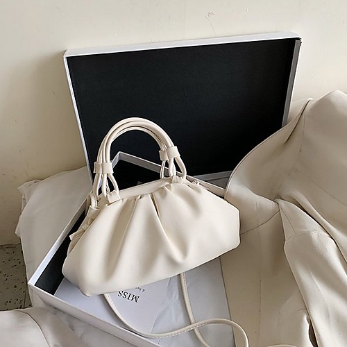 

Women's PU Crossbody Bag Solid Color White / Black / Blue