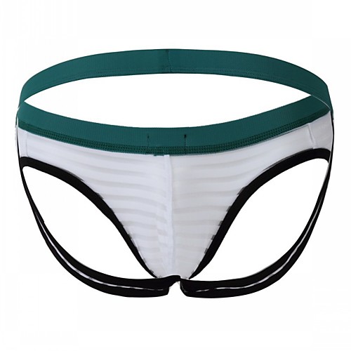 

Men's Mesh / Basic Briefs Underwear / G-string Underwear - Normal Low Waist White Black Blue S M L