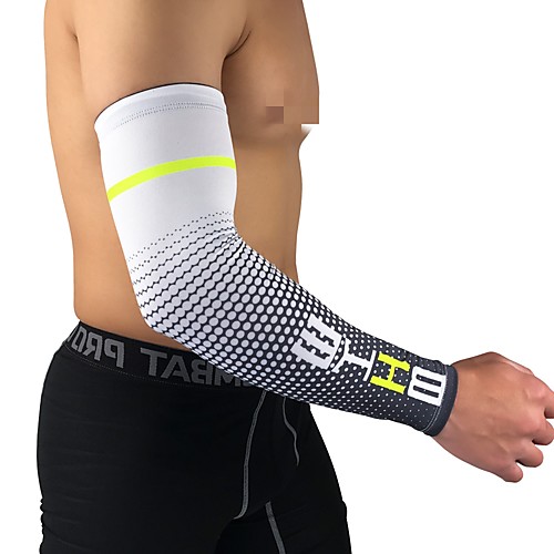 

UV Sun Protection Cooling Arm Sleeves Compression Arm Cover Shield Sleeves Sun Sleeves Anti-Slip Ultraviolet Resistant Breathability Polyster Lycra for Fishing Hiking Outdoor Exercise 1 Pair