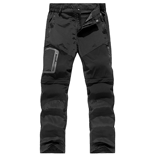 

Men's Hiking Pants Outdoor Waterproof Breathable Quick Dry Stretchy Bottoms Fishing Beach Camping / Hiking / Caving Black Army Green Grey S M L XL XXL