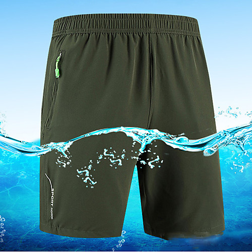 

Men's Running Shorts Hiking Shorts Outdoor 10 Breathable Comfort Quick Dry Soft Shorts Bottoms Black Army Green Grey Dark Blue Camping / Hiking Hunting Fishing M L XL XXL XXXL - Wolfcavalry