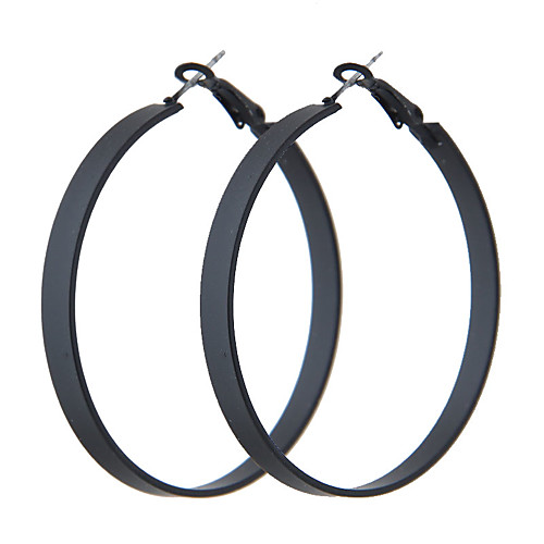 

Women's Hoop Earrings Earrings Stylish Simple Basic European Trendy Earrings Jewelry Black For Date Vacation Street 1 Pair
