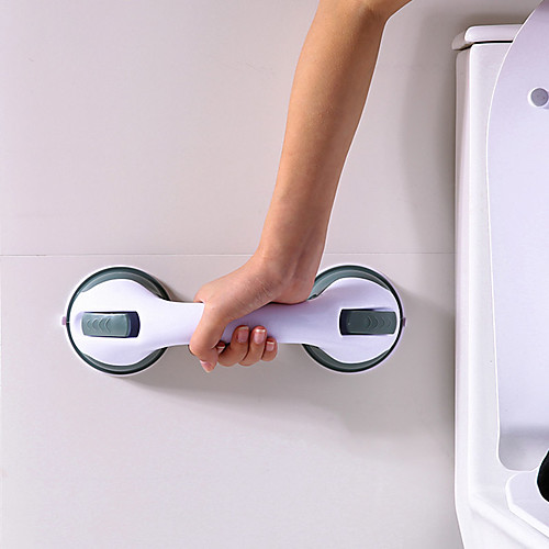 

Bathroom Strong Vacuum Suction Cup Handle Anti-slip Support Helping Grab Bar for elderly Safety Handrail Bath Shower Grab Bar