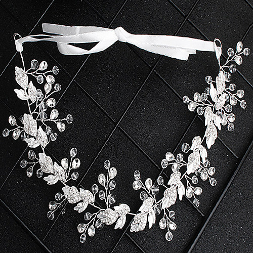 

Crystal Headbands with Flower 1 Piece Wedding / Party / Evening Headpiece