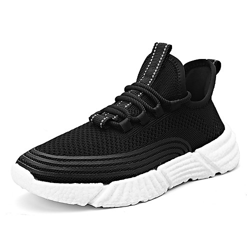 

Unisex Summer / Fall Daily Outdoor Trainers / Athletic Shoes Tissage Volant White / Black