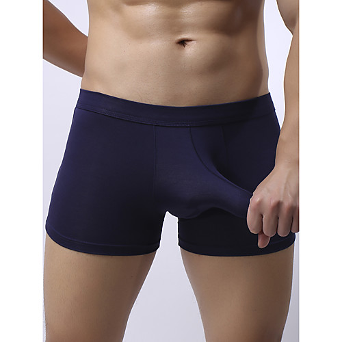 

Men's Basic Boxers Underwear - Normal Mid Waist White Black Red S M L