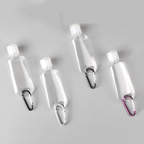 

3 PCS 60ml Cute Mini Hand Sanitizer Hand Gel Holder Portable Safe Gel Holder Travel Shampoo Soap Dispenser Bottle