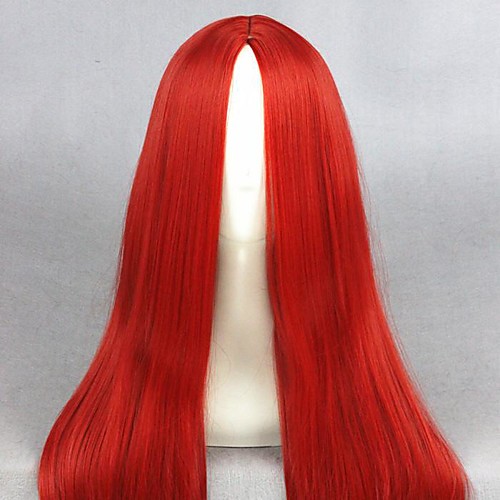 

Cosplay Costume Wig Cosplay Wig Cosplay Cosplay Straight Cosplay Halloween Middle Part Wig Long Red Synthetic Hair 23 inch Women's Anime Cosplay Comfortable Red