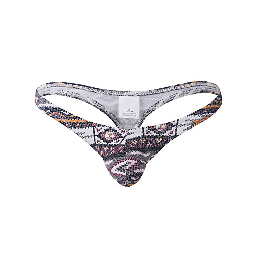 

Men's Basic G-string Underwear - Normal Low Waist Blue Red Gray S M L