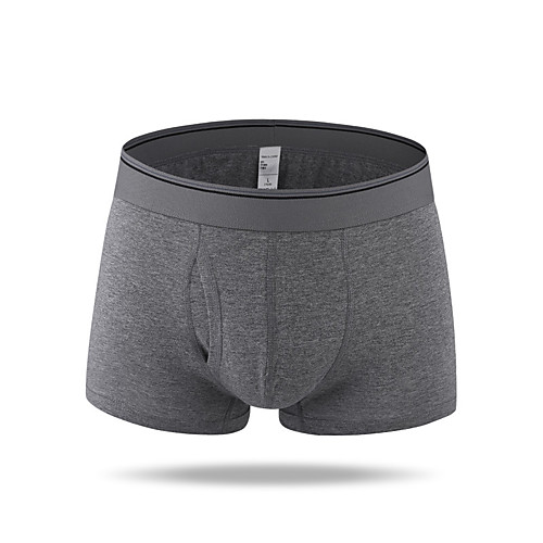 

Men's Sports Underwear Boxer Brief Trunks 1pc Cotton Sports Shorts Underwear Shorts Bottoms Running Walking Jogging Training Breathable Quick Dry Soft Fashion White Black Red Dark Gray Royal Blue