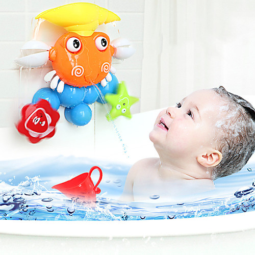 

Bath Toy Bathtub Pool Toys Bathtub Toy Classic Theme Dolphin Creative PPABS Simple Animals Parent-Child Interaction Bathroom Summer for Toddlers, Bathtime Gift for Kids & Infants