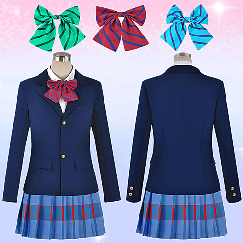 

Inspired by Love Live Anime Cosplay Costumes Japanese Cosplay Suits Top Skirt Bow Tie For Women's