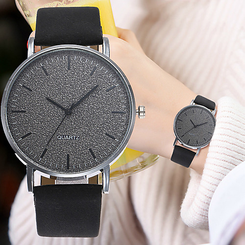 

Women's Quartz Watches Fashion Black Blue PU Leather Chinese Quartz Black Blue Red Casual Watch Analog One Year Battery Life