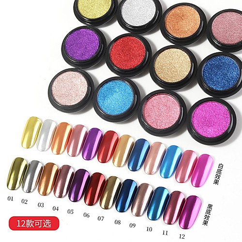 

1 pcs Glossy / Multi Function / Creative Glitter Glitter Powder For Finger Nail Creative nail art Manicure Pedicure Party / Evening / Daily / Festival Trendy / Sweet