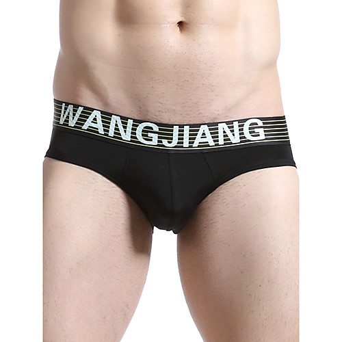 

Men's Basic Briefs Underwear - Normal Low Waist Light Blue White Black S M L