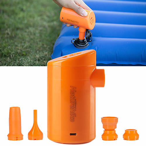 

Air Pump Mini Portable Ultra Light (UL) ABS for Inflatable Sleeping Pad Inflatable Camping Pillow Camping / Hiking Hunting Fishing Naturehike Orange 1 pcs