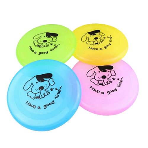 

Interactive Flying Disc Dog Pet Toy Durable Plastic Gift