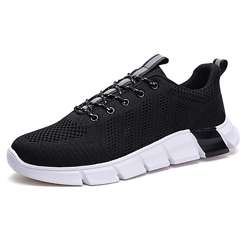 

Men's Summer / Fall Sporty / Casual Daily Outdoor Trainers / Athletic Shoes Running Shoes / Walking Shoes Tissage Volant Breathable Non-slipping Wear Proof White / Green / White / Yellow / Black