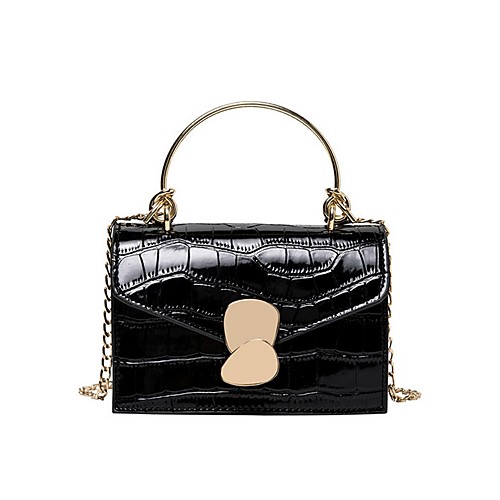 

Women's PU Crossbody Bag Solid Color Black / Khaki / Green