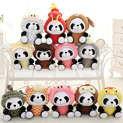 

1 pcs Stuffed Animal Pillow Plush Doll Simulation Plush Toy Plush Toys Plush Dolls Stuffed Animal Plush Toy Panda Animal Comfortable Realistic Soothing PP Plush Imaginative Play, Stocking, Great