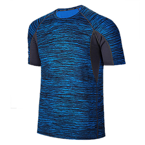 

Men's Short Sleeve Workout Tops Running Shirt Running Base Layer Tee Tshirt Summer Elastane Moisture Wicking Quick Dry Breathable Fitness Gym Workout Running Walking Jogging Sportswear Red Blue Gray