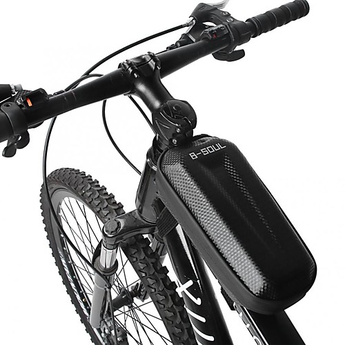 

1.5 L Bike Frame Bag Top Tube Bike Saddle Bag Large Capacity Waterproof Cycling Bike Bag Waterproof Fabric EVA Bicycle Bag Cycle Bag Outdoor Exercise Cycling / Bike / Reflective Strips