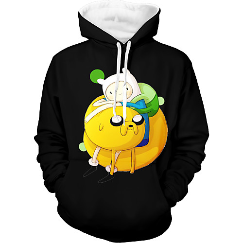 

Inspired by Adventure Time Cosplay Costume Hoodie Polyster Print Printing Hoodie For Men's / Women's