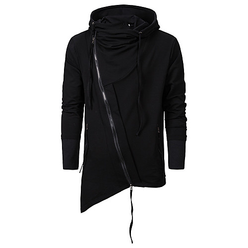 

Plague Doctor Vintage Gothic Masquerade Hoodie Men's Costume Black Vintage Cosplay Event / Party Long Sleeve
