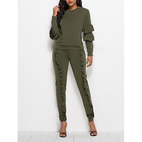 

Women's Set - Solid Colored Pant