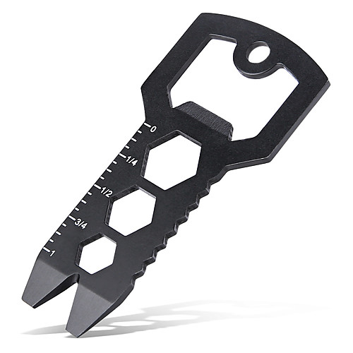 

Outdoor Knife Multi Function Keychain Small Tools Stainless steel Camping / Hiking Outdoor Exercise Hunting and Fishing Camping / Hiking / Caving Picnic Black 1 pcs