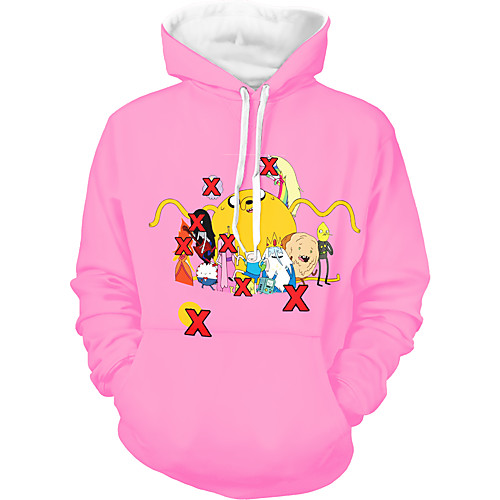 

Inspired by Adventure Time Cosplay Costume Hoodie Polyster Print Printing Hoodie For Men's / Women's