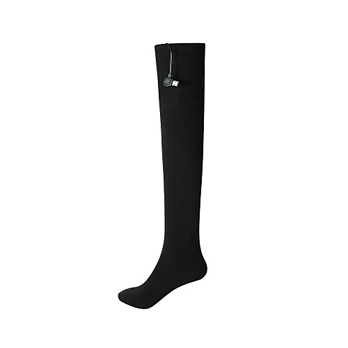

Hiking Socks Socks 1 Pair Portable Warm Soft Solid Color Cotton Winter for Men's Women's Ski / Snowboard Camping / Hiking / Caving Winter Sports Black