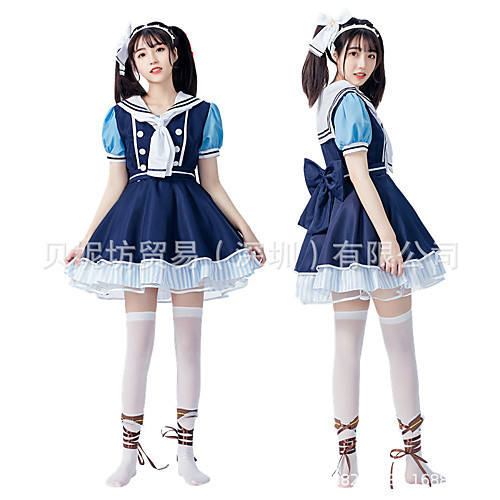 

Inspired by Love Live Anime Cosplay Costumes Japanese Cosplay Suits Dress Bow Headwear For Women's