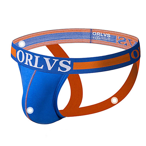 

Men's Jockstrap Athletic Supporters Sports Underwear 1pc Cotton Sports Shorts Underwear Shorts Bottoms Running Walking Jogging Training Breathable Quick Dry Soft Fashion White Orange Green Sky Blue