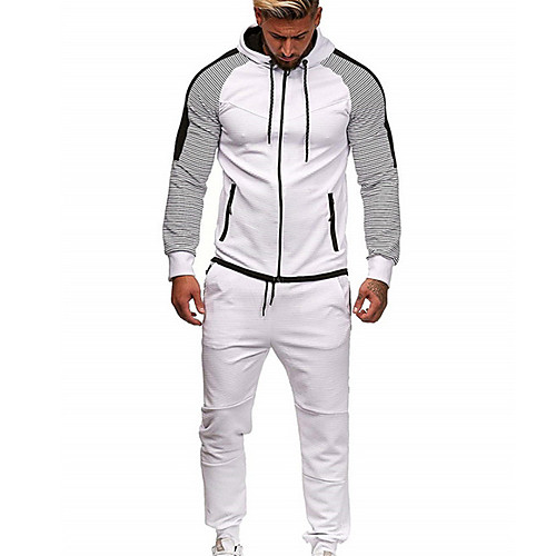 

Men's Activewear Set Solid Colored Basic White Black Blue Red Army Green Gray XS / US32 / UK32 / EU40 S / US34 / UK34 / EU42 M / US36 / UK36 / EU44 L / US38 / UK38 / EU46 2XL / US42 / UK42 / EU50 3XL