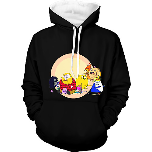 

Inspired by Adventure Time Cosplay Costume Hoodie Polyster Print Printing Hoodie For Men's / Women's