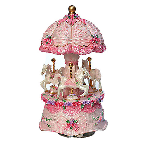 

Music Box Carousel Music Box Unique Women's Girls' Kid's Adults Graduation Gifts Toy Gift