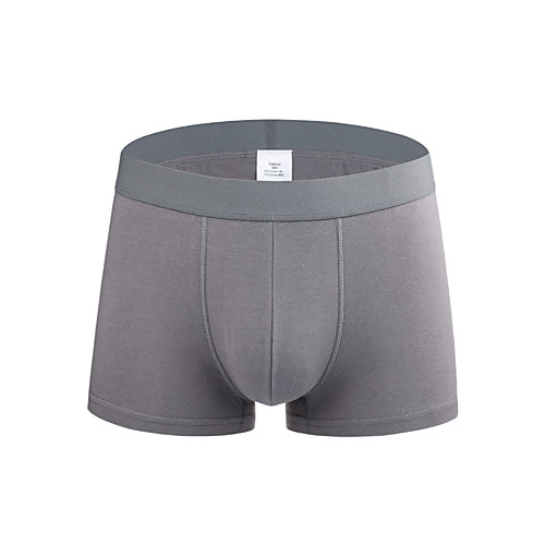 

Men's Sports Underwear Boxer Brief Trunks 1pc Cotton Sports Shorts Underwear Shorts Bottoms Running Walking Jogging Training Breathable Quick Dry Soft Fashion White Black Red Blue Dark Blue Gray