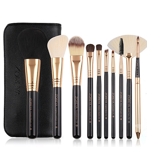 

Professional Makeup Brushes 10pcs Soft Full Coverage Wooden / Bamboo for Makeup Brush