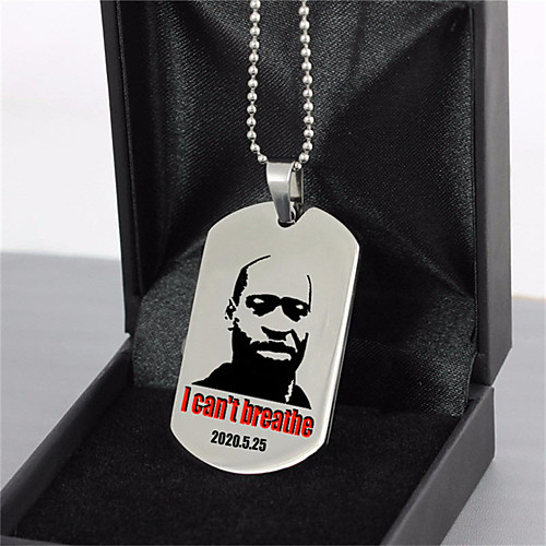

Necklace Artistic Classic Titanium Steel Silver 55 cm Necklace Jewelry 1pc For Formal Street Festival