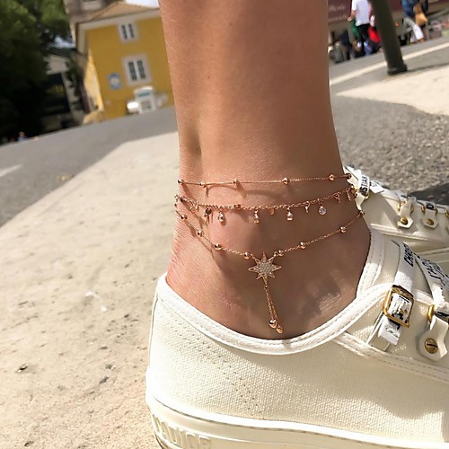 

Women's Ankle Bracelet Anklet Jewelry Gold For Holiday