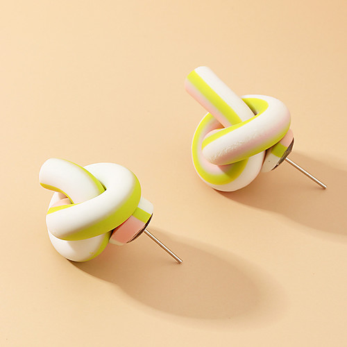 

Women's Stud Earrings Earrings Classic Fashion Simple Holiday Trendy Sweet Fashion Earrings Jewelry White For Gift Date Vacation Street Birthday 1 Pair