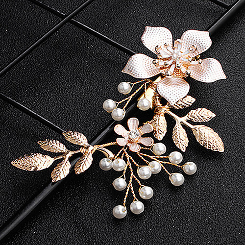 

Pearl Hair Clip with Pearls 1 Piece Wedding / Party / Evening Headpiece