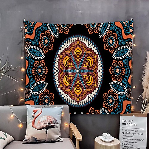 

Mandala Bohemian Wall Tapestry Art Decor Blanket Curtain Hanging Home Bedroom Living Room Dorm Decoration Boho Hippie Psychedelic Floral Flower Lotus Indian