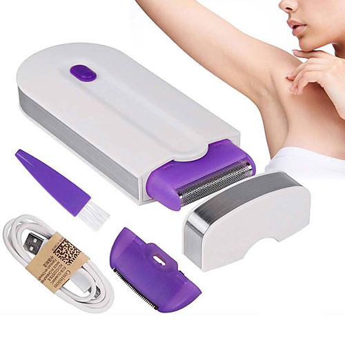 

Professional Painless Hair Removal Kit Laser Touch Epilator Rechargeable Women Body Face Leg Bikini Hand Shaver Hair Remover