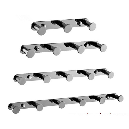 

Modern Bathroom Punch-free Clothes Hook Stainless Steel Towel Hook Bathroom Coat Hook Wall Hook