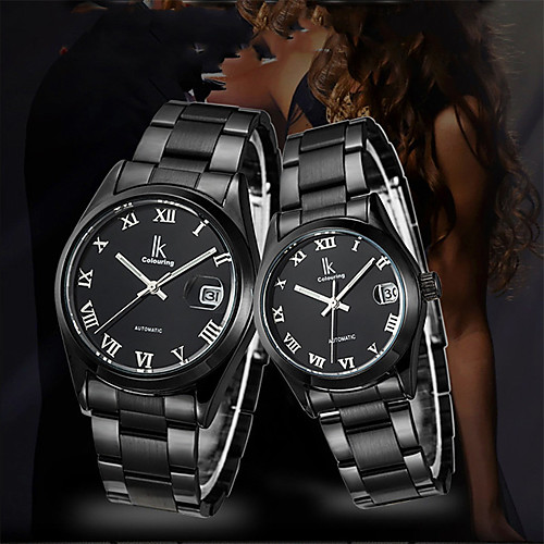 

Unisex Dress Watch Vintage Fashion Stainless Steel Chinese Automatic self-winding Black / Silver WhiteSilver Black Water Resistant / Waterproof Calendar / date / day Day Date 30 m 1 pc Analog One